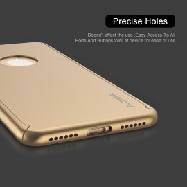 Husa Apple iPhone 6/6S, FullBody Elegance Luxury Gold, acoperire completa 360 grade cu folie de sticla gratis - Img 4