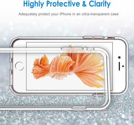 Husa Apple iPhone 6/6S, Silicon TPU 2.0mm slim Transparenta
