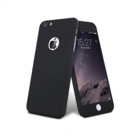 Husa Apple iPhone 7, FullBody Elegance Luxury iPaky Black, acoperire completa 360 grade cu folie de sticla gratis - Img 2