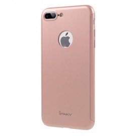 Husa Apple iPhone 7 Plus, FullBody Elegance Luxury iPaky Rose-Gold , acoperire completa 360 grade cu folie de sticla gratis - Img 2