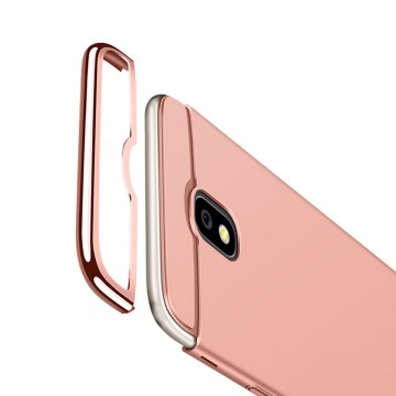 Husa Samsung Galaxy J7 2017, Elegance Luxury 3in1 Rose-Gold - Img 2