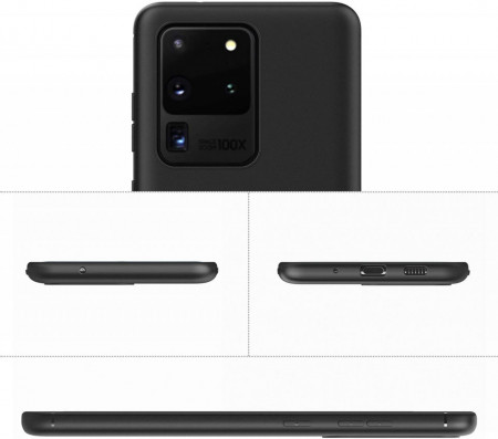 Husa Samsung Galaxy S20 Ultra, slim antisoc Negru
