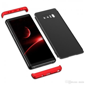 Husa Samsung Galaxy S7 Edge, FullBody 360° 3in1 Negru-Rosu - Img 4