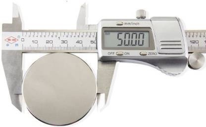 Magnet puternic neodim disc rotund 50x20mm cu suprafata nichelata - Img 3