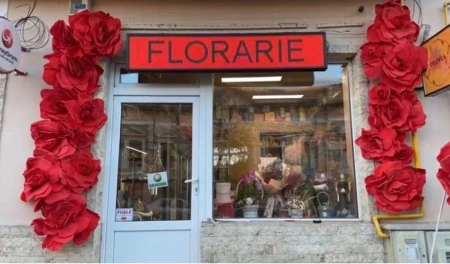 Panou Led de Exterior Programabil/Reclama Luminoasa 100x40 ROSU ideala pentru FLORARIE - Img 3