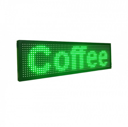 Panou Led de Exterior Programabil/Reclama Luminoasa 200x40cm VERDE - Img 3