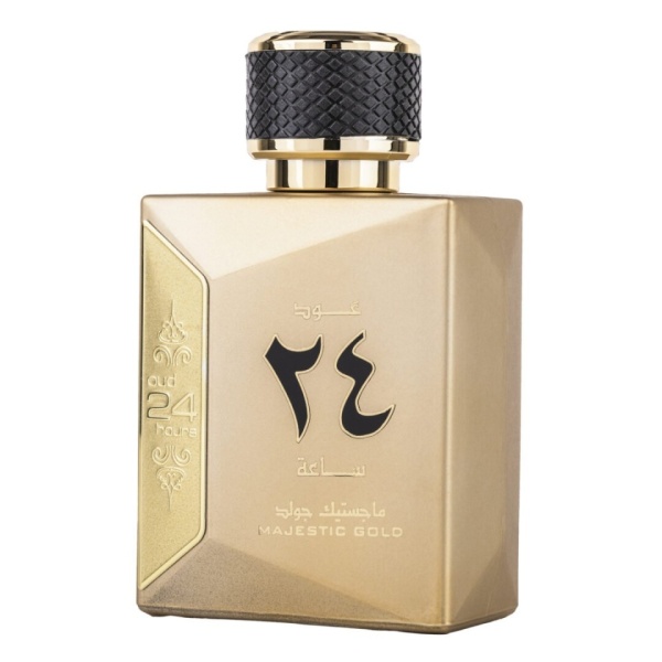 Parfum Arabesc, Apa de Parfum Oud 24 Hours Majestic Gold, Ard Al Zaafaran, Unisex - 100ml - Img 3