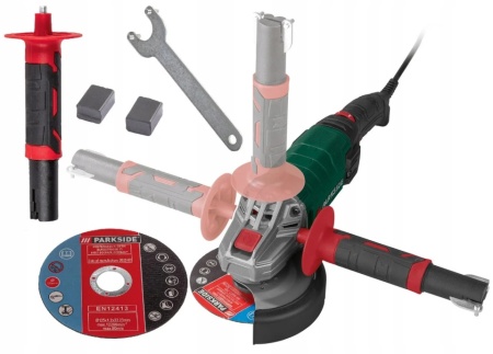 Polizor unghiular PWS F6, Parkside, 1200W, potrivit pentru toate discurile standard de pana la 0-125 mm