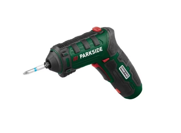 Surubelnita cu acumulator Parkside, 4 V, 26 de bituri, 200 rpm, 10Nm, maner drept sau tip pistol - Img 2
