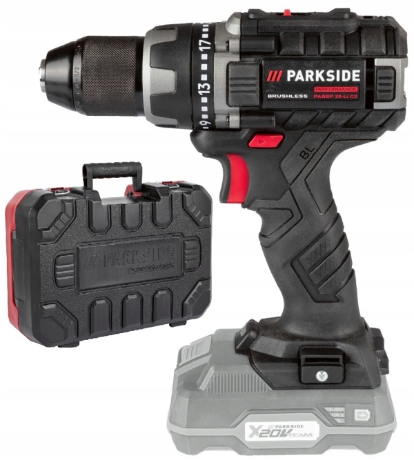 Surubelnita electrica, ParkSide, 20V, 60Nm, Negru cu acumulator si incarcator 20V-2Ah - Img 2
