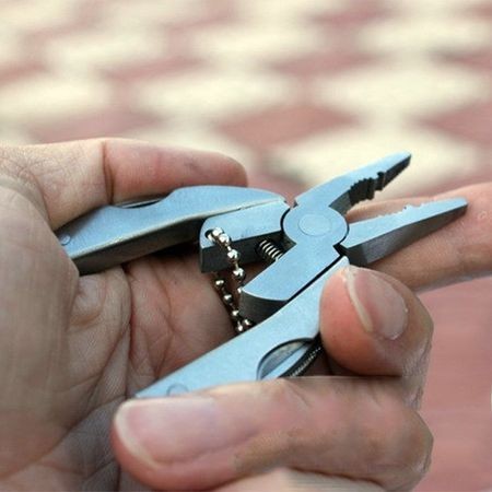 Breloc multifunctional Pro Steel - Patent, Pila, Cutit, Surubelnita - Img 7
