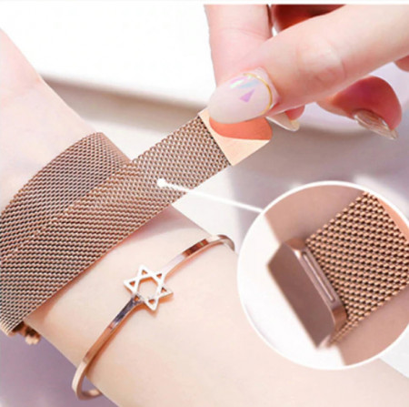 Ceas de dama Magnet Starry Sky Quartz Wristwatch Gold