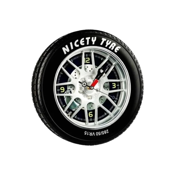 Ceas de Perete Sport Wheel – Design Unic în Forma de Roata pentru Pasionatii de Auto &amp; Motorsport - Img 2