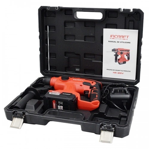 Ciocan rotopercutor cu acumulator INCRAFT HK-20V - Img 2