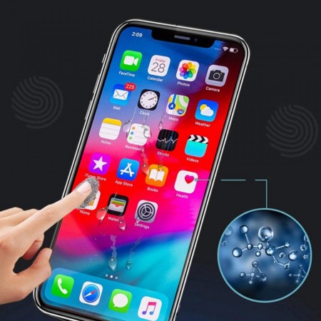 Folie de sticla Apple iPhone 11 PRO, 5D FULL GLUE Negru - Img 2