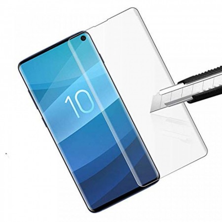 Folie de sticla Samsung Galaxy S10, FULL GLUE Transparent UV - Img 4
