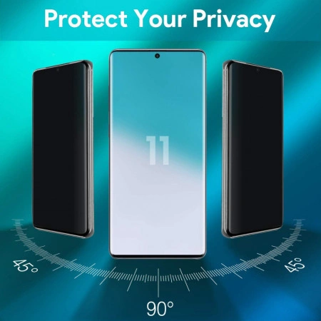 Folie de sticla Samsung Galaxy S20 Plus, Privacy Glass, folie securizata duritate 9H