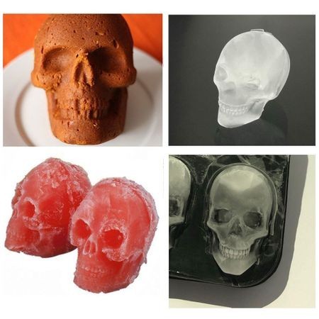 Forma cuburi de gheata Craniu Pro din silicon - potrivita si pentru uz profesional