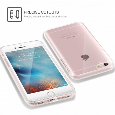 Husa Apple iPhone 6/6S, FullBody ultra slim TPU , acoperire completa 360 grade - Img 5