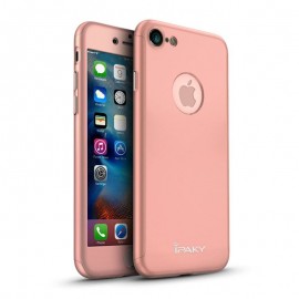 Husa Apple iPhone 7, FullBody Elegance Luxury iPaky Rose-Gold , acoperire completa 360 grade cu folie de sticla gratis - Img 3