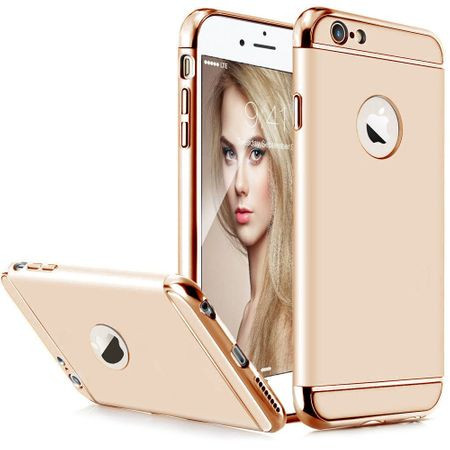 Husa Apple iPhone 7 Plus, Elegance Luxury 3in1 Gold - Img 3