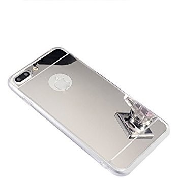 Husa Apple iPhone 7 Plus, Elegance Luxury tip oglinda Argintiu - Img 2
