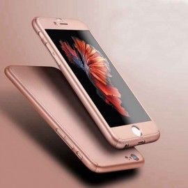 Husa Apple iPhone 7 Plus, FullBody Elegance Luxury iPaky Rose-Gold , acoperire completa 360 grade cu folie de sticla gratis - Img 3