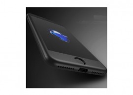 Husa Apple iPhone 8, FullBody Elegance Luxury iPaky Black, acoperire completa 360 grade cu folie de sticla gratis - Img 3
