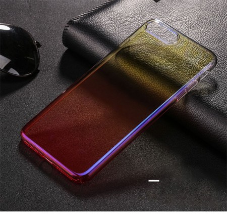 Husa Apple iPhone X, Gradient Color Cameleon Roz / Pink - Img 2