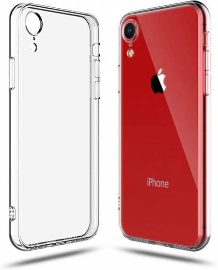 Husa Apple iPhone XR, Silicon TPU slim Transparenta - Img 2
