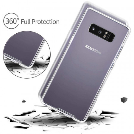 Husa Samsung Galaxy Note 8, FullBody Elegance Luxury 360º ultra slim Silicon TPU, acoperire fata spate - Img 2