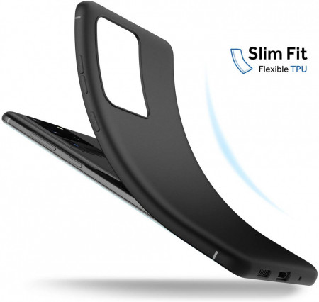 Husa Samsung Galaxy S20 Ultra, slim antisoc Negru