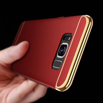 Husa Samsung Galaxy S8, Elegance Luxury 3in1 Rosu - Img 3