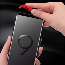 Husa Samsung Galaxy S9 Plus, Elegance Luxury, 360° 3in1 Negru-Rosu - Img 3