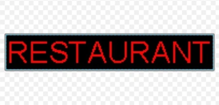 Panou Led de Exterior Programabil/Reclama Luminoasa 100x40 ROSU ideala pentru RESTAURANT - Img 2