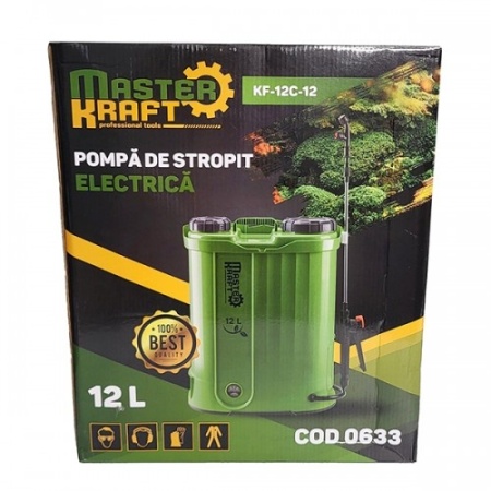 Pompa de stropit electrica (Vermorel) 12 L Master Kraft KF-12C-12