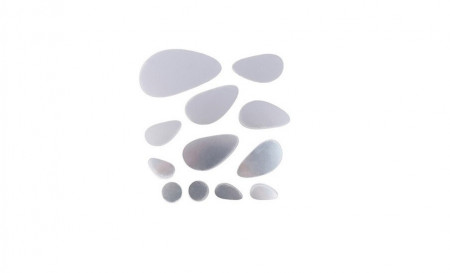 Set Oglinzi Design 3D Silver Piatra Cubica MyStyle® - Oglinzi Decorative Acrilice Luxury Home 12 buc/set - Img 7