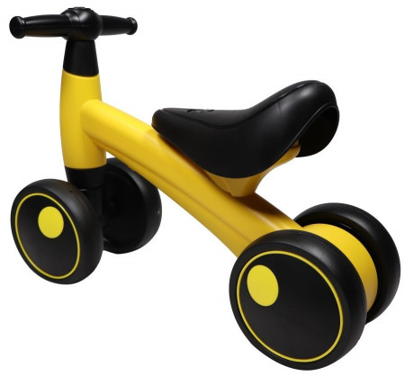 Bicicleta fara pedale, 4 roti, tricicleta luminite led si muzica, 1-3 ani - Img 3