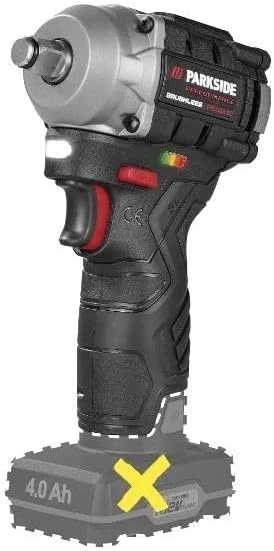Cheie de impact pe acumulator PARKSIDE PERFORMANCE® 12V cu baterie si incarcator 20V-2Ah - Img 3