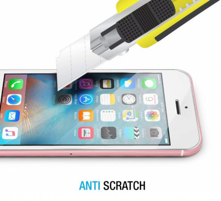 Folie de sticla Apple iPhone 5/5S/SE, Case Friendly Transparenta - Img 2