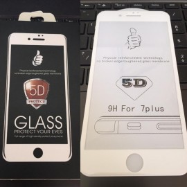 Folie de sticla Apple iPhone 7, Elegance Luxury margini colorate White - Img 3