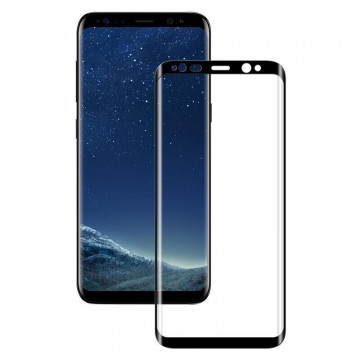 Folie de sticla Samsung Galaxy S8 FULL GLUE cu margini negre Elegance Luxury - Img 2