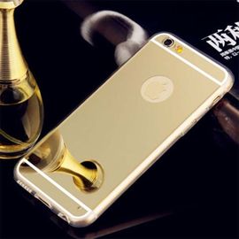 Husa Apple iPhone 6/6S, Elegance Luxury tip oglinda Gold - Img 3