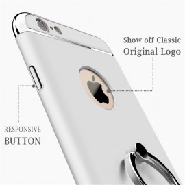 Husa Apple iPhone 6 Plus/6S Plus, Elegance Luxury 3in1 Ring Silver - Img 2