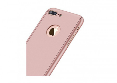 Husa Apple iPhone 7 Plus, FullBody Elegance Luxury Rose-Gold, acoperire completa 360 grade cu folie de sticla gratis - Img 5