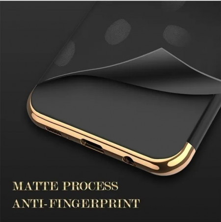 Husa compatibila cu Apple iPhone 12 PRO, Elegance Luxury 3in1 Black