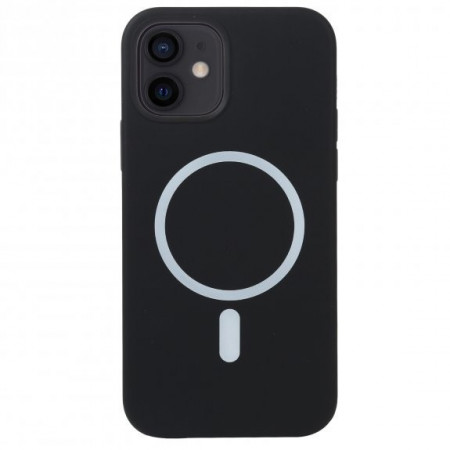 Husa Compatibila cu Apple iPhone 12 PRO MAX Perfect Fit Silicon TPU Slim Antisoc NEAGRA - cu incarcare wireless