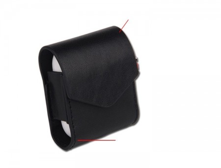 Husa din piele naturala pentru AirPods cu port pentru incarcare - Img 3