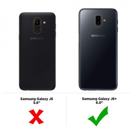 Husa pentru Samsung Galaxy J6 Plus, Perfect Fit , Silicon TPU Negru - Img 4