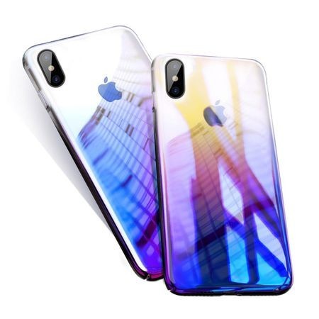 Husa Samsung Galaxy S10 Plus, Gradient Color Cameleon Albastru-Galben - Img 5
